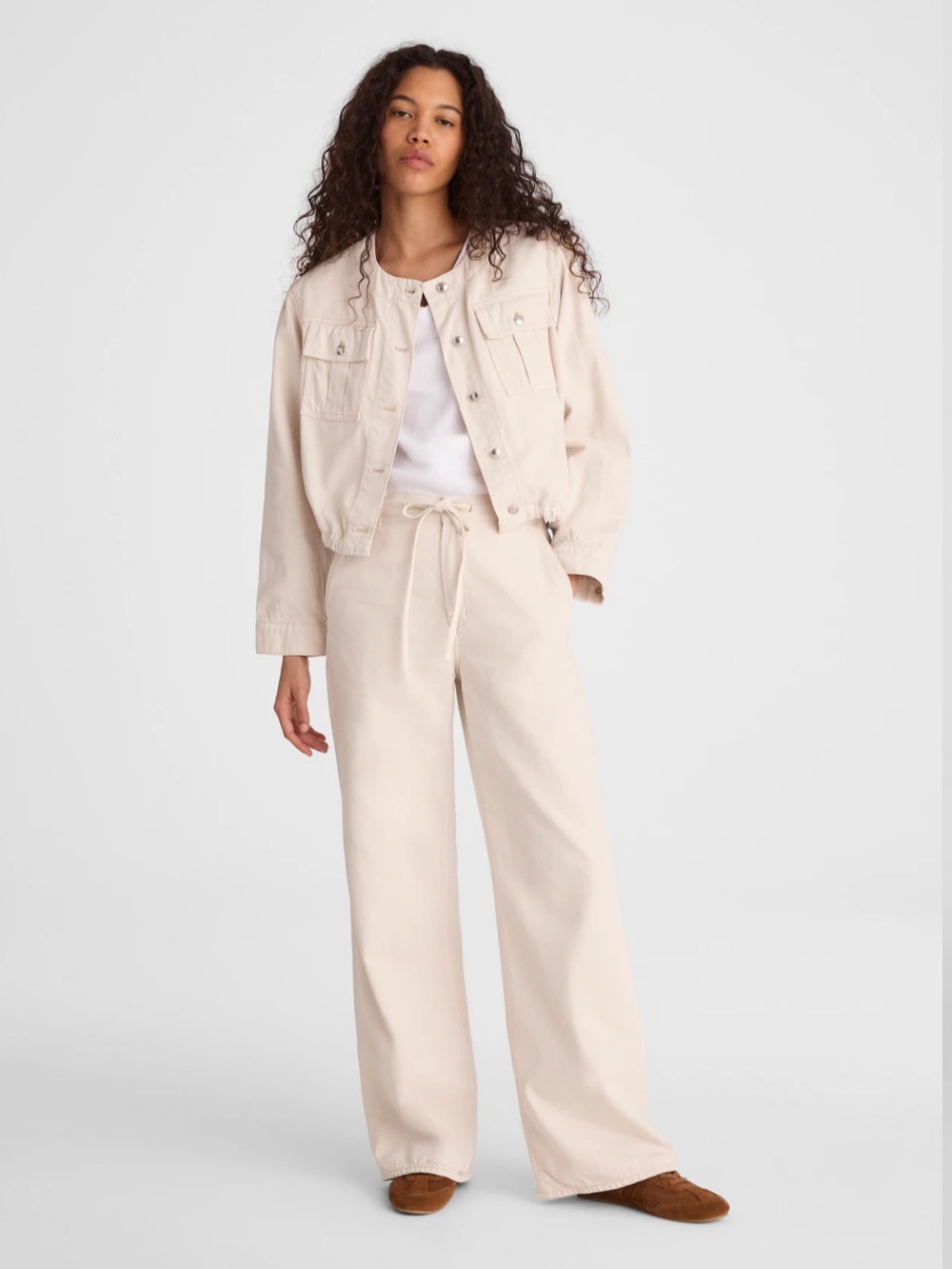Madewell The Ultimate Wide Leg Pant in Airy Denim